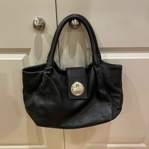 Black leather Kate Spade purse